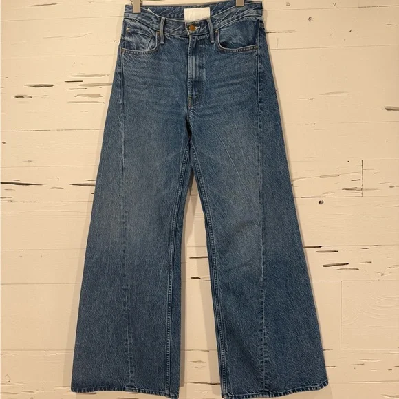 MOTHER Light Blue Flare Jeans - Picture 2 of 11
